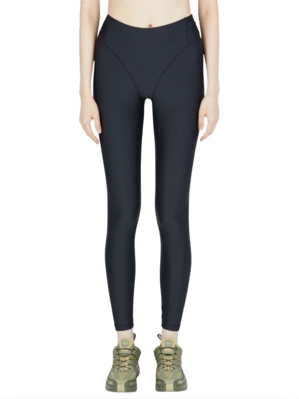 DISTRICT VISION Pocketed Long Tights Black Leggings NWOT $175